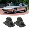 2PCS Sun Visor Mount Bracket Clip 94473143900 Black Compact Structure