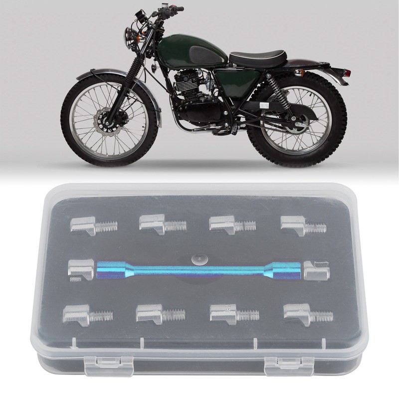 Motorcycle Spoke Wrench CNC Spanner Set 5.0‑6.8 Length 93mm/3.7in for