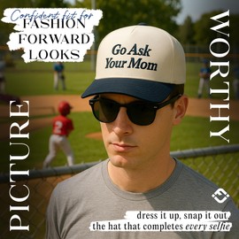 Funky Junque Canvas Snapback Trucker Hat - Father's Day, Funny Mom Hat, Baseball Cap for Mom & Dad