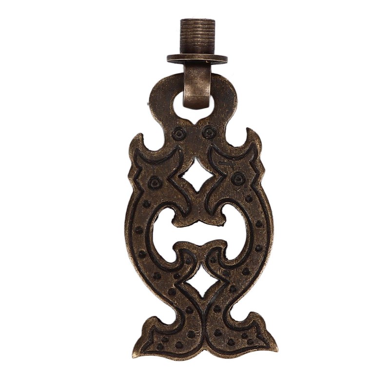 Antique Drawer Pendant Pulls Beautifully Engraved High Hardness Brass Book