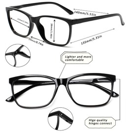 SIGVAN 5 Pack Progressive Multifocal Reading Glasses Blue Light Blocking Spring Hinge Fashion Eyeglasses for Women (multicolour 3, 1.25, x)