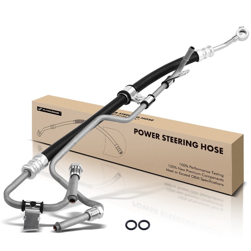 A-Premium Power Steering Pressure & Return Hose Line Assembly Compatible