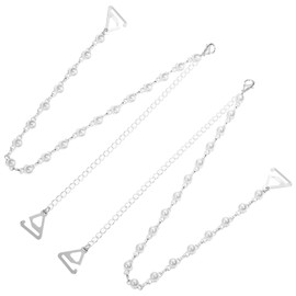 CALLARON 1 Pair Replacement Removable Clip Thin Pearl Smooth Stretch Clear Strap Accessories