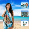Turtle Beach Towel Soft Microfiber Large Boho Towel for Adults