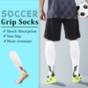 MENDENG Soccer Grip Socks 3 Pack Hospital Basketball Socks for