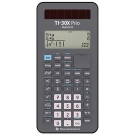 Texas Instruments TI-30X Prio MathPrint™ Schulrechner black Display (Stellen): 64 batteriebetrie