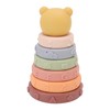6 Pcs Soft Sensory Stacking Circle Toys with Bear Stacker