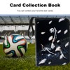 Football Card Holder,r 4 Pockets - 100 Pages Holding 400