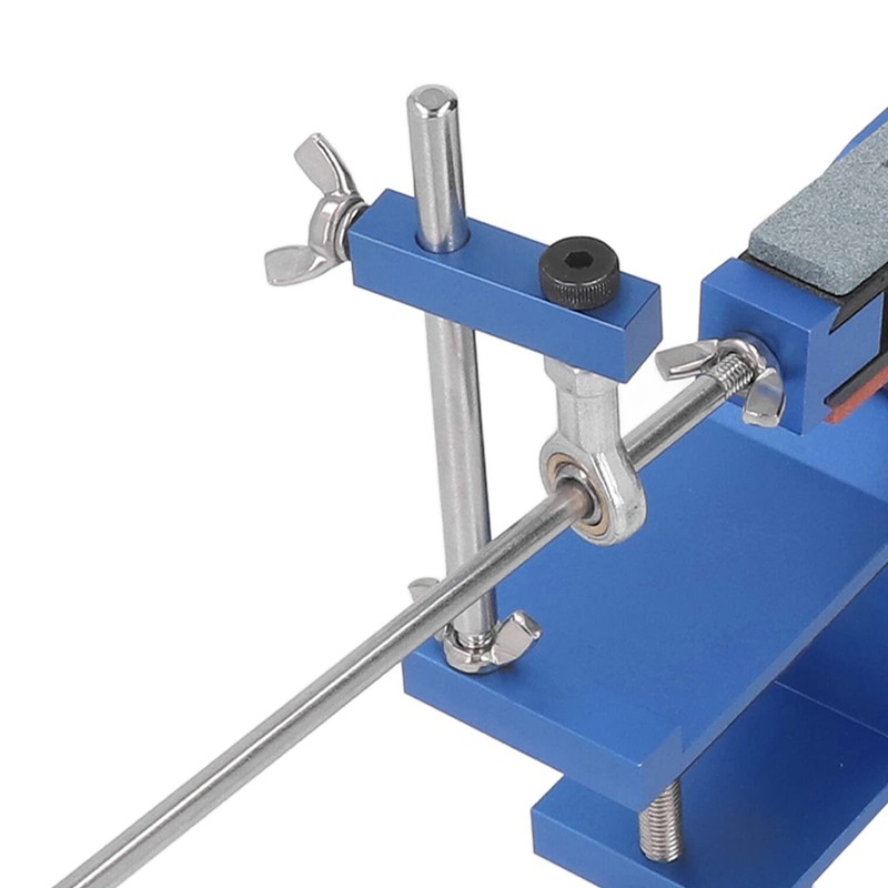 Professional Knife Sharpener with 10 Whetstones, 360° Rotation Flip Design