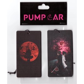 PumpCar 2 pieces Uchiha Itachi Sasuke double-sided hanging Japanese anime vanilla car air freshener Cool anime hanging air fresheners for rearview mirror Car Interior Accessories Household gifts