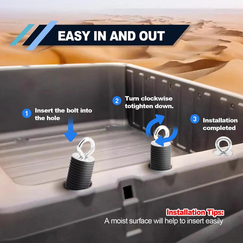 Anclajes de amarre y anclajes de amarre compatibles con Polaris