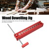 Hole Jig Wood Dowel Punch Locator 10 in 1 45°