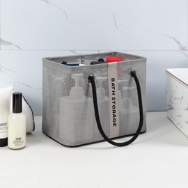 Kanpari Bag, Hot Spring, Bath, Pool, Sauna, Bath, Spa, Mesh, Bath Set, Outdoor Use, Portable, Gym, Beach, Travel, Leisure, Tote, Bag, Handbag, Mesh, Net, Bath Goods, Toiletries, Portable, Gray