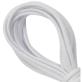 AERZETIX - C67823 - Dekoschnur 5 meter x 5 mm - aus Baumwolle - Farbe weiß