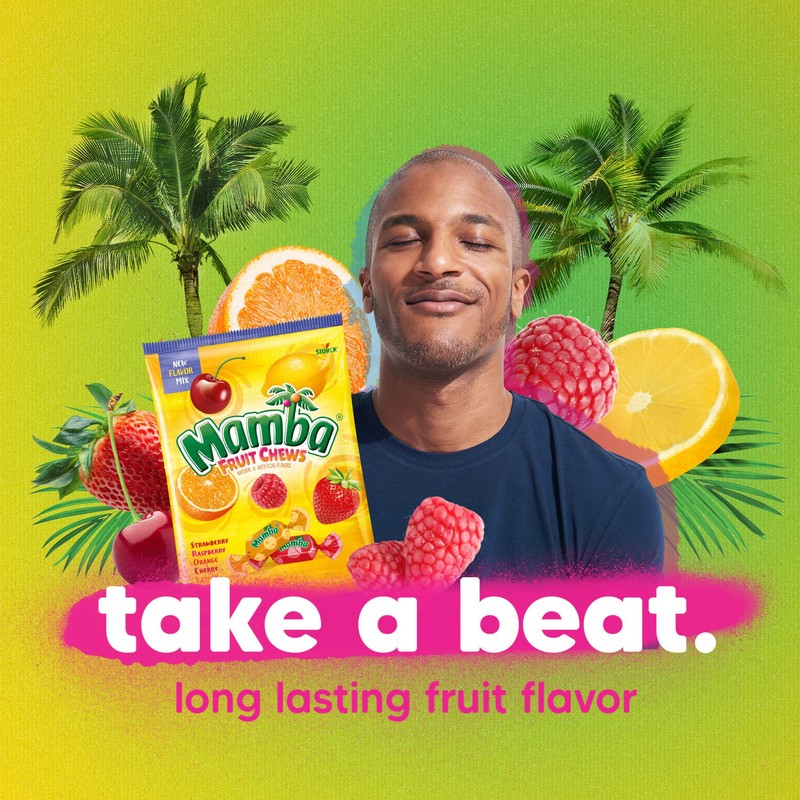 Mamba Fruit Chews Candy, 30 Oz Bag