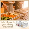 20 Pcs 0.5 oz Cube Shape Small Salt and Pepper