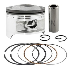 Road Passion Engine Piston and Rings Set for Suzuki DR200 42A 1986-1991 Suzuki SP200 1986-1988 DF200 1986-2000 DR200SE 1996-2013 DR200 DR200S 2015-2017 RV200 VanVan 2017 (STD 66mm;1 Set)