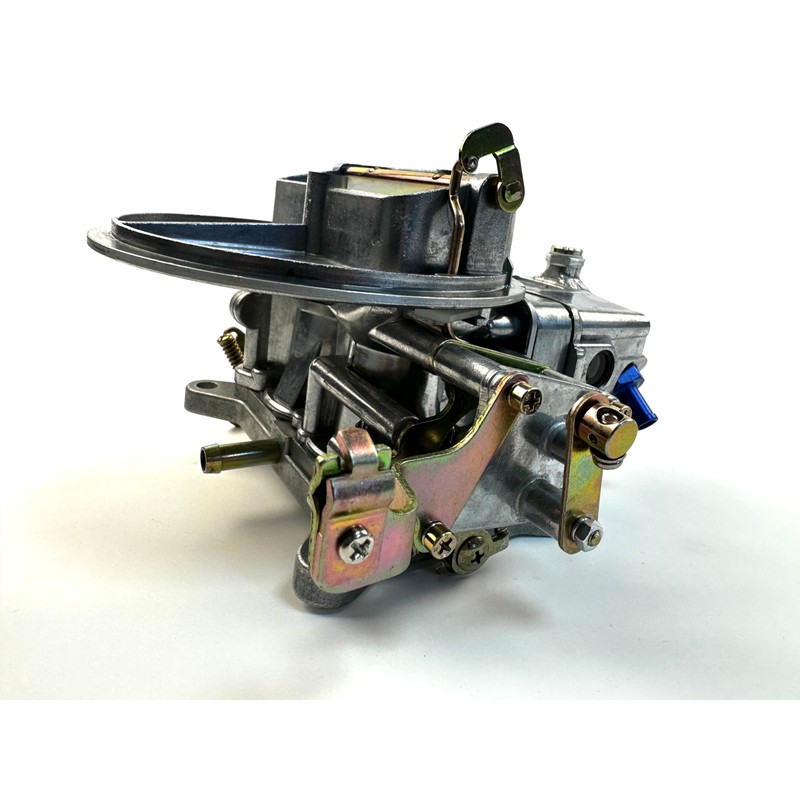 2 Barrel Carburetor 350 CFM Manual Choke silver