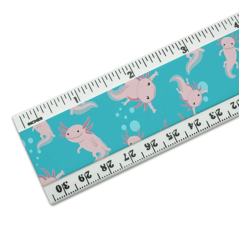 Cute Axolotl Mexican Walking Fish 12 Inch Standard and Metric