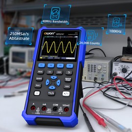 HDS241 OWON Oscilloscope Multimeter 3-in-1 Function 24,000 Readings Multimeter 40MHz Bandwidth 100 kHz Signal Sources 3.5 Inch LCD with 320 x 240 Pixels