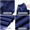 15 Pack Navy Blue Satin Table Runners 12 x 108