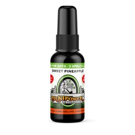 BluntPower (Sweet Pineapple, 1 Pack) Concentrated Air Freshener for Room and Car Spray - Oil-Based Diffuser Spray Bottle - Long-Lasting Bathroom Spray, Car Freshener, & Odor Eliminator Spray