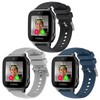 3 Pack Silicone Bands for Gizmo Watch 3/2/1,Cosmo JrTrack 4/3/2