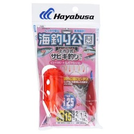 Hayabusa HA214 Sea Fishing Park Kamikago Sabiki Set, Pink Keimura Flasher SS-15 HA214