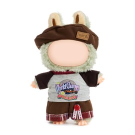 QIUTIMIY Clothes for 15/17cm Doll (No Doll), Fashion Outfit Set - Hat + Top + Pants, Cute Dress Up Accessories (Fashion Girl)