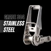 BonsMax Stainless Ratchet Straps, 1" x12' Tie Down Strap with