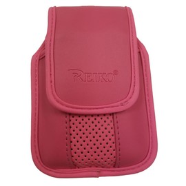 Around The Neck Hanging Lanyard Magnetic Top Pink Case fits Alcatel GO Flip (Does NOT FIT GO FLIP 4)