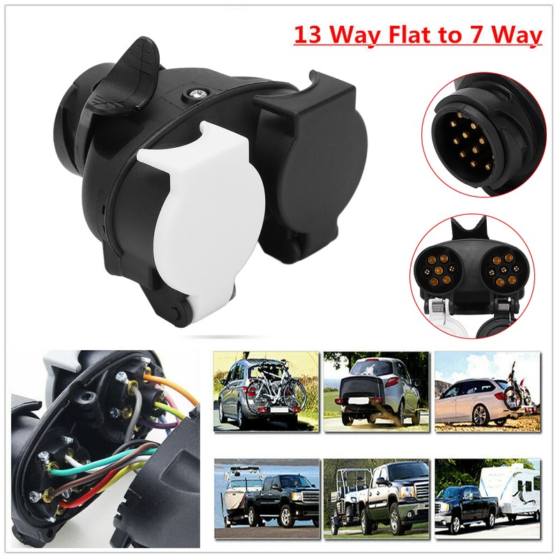 13 to 7 Pin Adapter N/S Type Waterproof Plug Socket