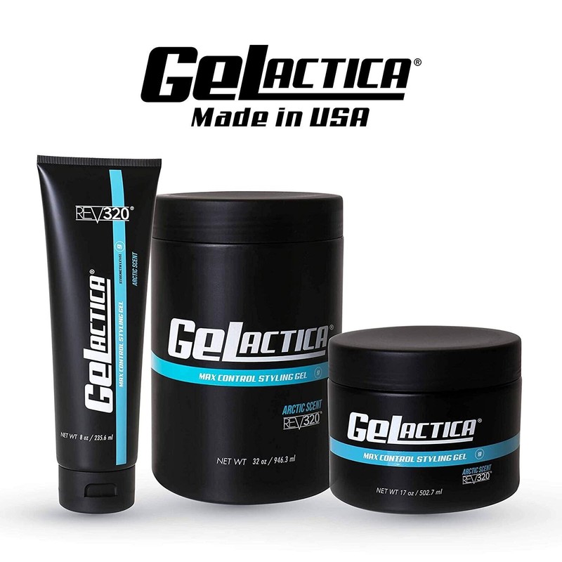 GELACTICA Edge Control Hair Gel Bold Hold Natural Hair Product