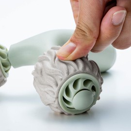 Relaxing Work NH3760 Hatachi Massage Product, Unisex, Full Leg Care, 2 Rollers, Easy, Reset Roller, Green