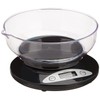 Weighmax W-2810-5KG-BLACK Digital Multifunction Kitchen and Food Scale with Bow,