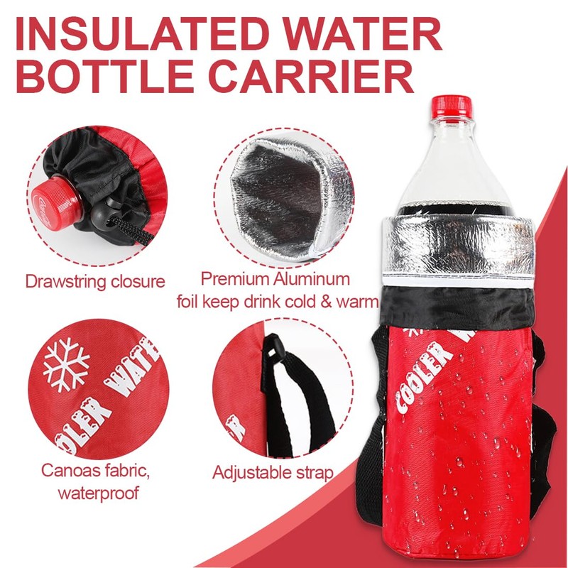 PYEUIFT Cool Bag for Water Bottle for Hanging up to