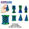 ASQzhuLIWing 3pcs Impossible Cone 3D Printed Spiral Conical Fixed Toy