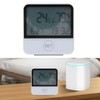 Indoor Thermometer Hygrometer, LCD Large Display Backlit Adjustable Modes Digital