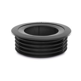 PipeSnug - Soil Pipe Collar and Seal, Black 110mm (4")