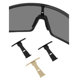 Replacement Wicket for Oakley Sutro OO9406/Sutro Asian Fit OO9406A/Sutro S OO9462 Sunglass - 3 Pairs(Black + Black + Gold)