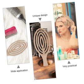 Vaguelly 2pcs Massage Hair Brush for Women Scalp Comb for Lightweight Portable Suitable for Wet Dry Hair Stimulates Scalp Promotes Random Color