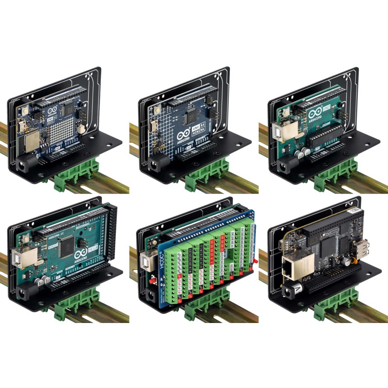 DIN Rail Mount Bracket for Raspberry Pi 1A+ 1B+ 2B