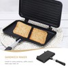 DOITOOL Sandwich Maker Double Sided Frying Pan Aluminum Omelette Trays