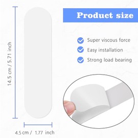 Self Adhesive Strips - Replacement Adhesive Strips for Paper Towel Holder, Paper Towel Holder Under Cabinet, 5.7 x 1.77 inch (2 Pack)