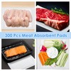 Reallnaive Meat Absorbent Pads 4x7 inch Meat Soaker Pads for