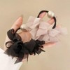 FASELE Chouchou Thin Hair Elastic Hair Tie Bowknot Stylish Elegance