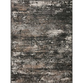 Loloi II Estelle Collection EST-03 Charcoal/Granite 5'-3" x 7'-8" Area Rug