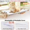 AMOSIJOY Cat Sill Window Perch Sturdy Cat Hammock Window Seat