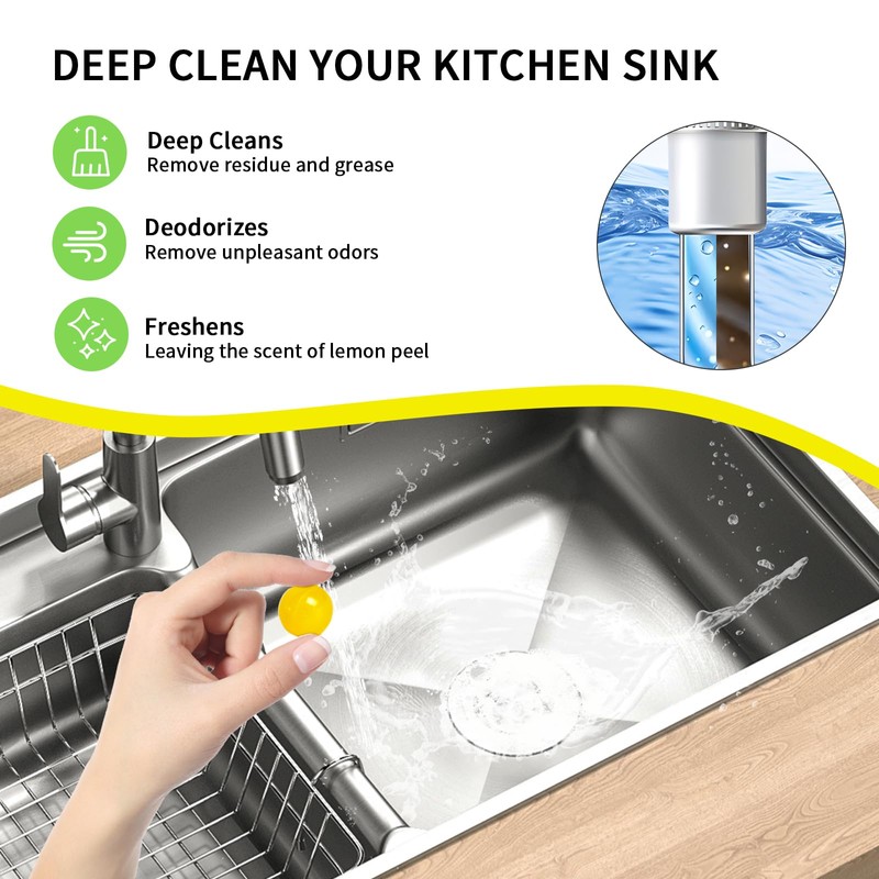 ifbaby Garbage Disposal Cleaner and Deodorizer – Sink Odor Eliminator,