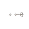 Xenox XS3505N Modern Classic Stud Earrings Matte Silver Diameter 3